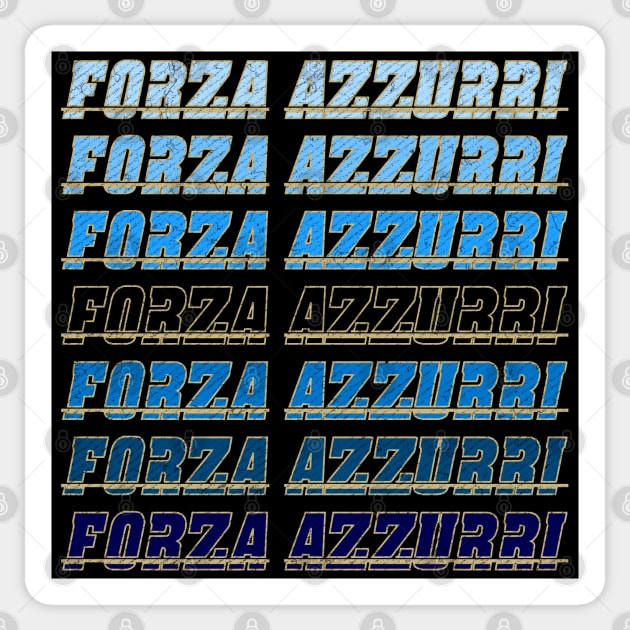 Forza Azzurri Sticker by Ruffeli